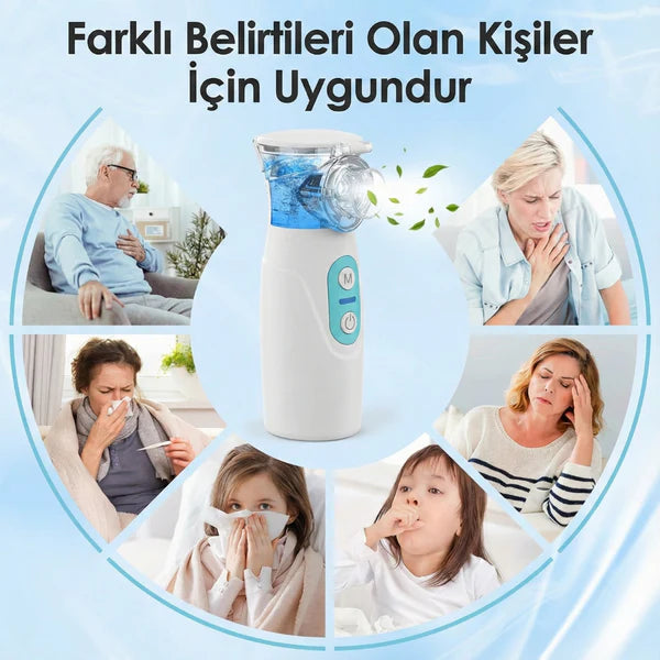 Santeq Taşınabilir Mini Nebülizatör
