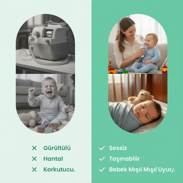 Santeq Taşınabilir Mini Nebülizatör