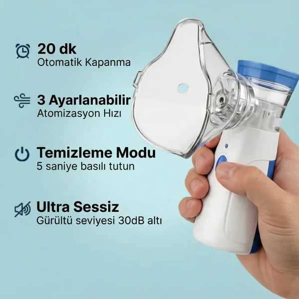 Santeq Taşınabilir Mini Nebülizatör