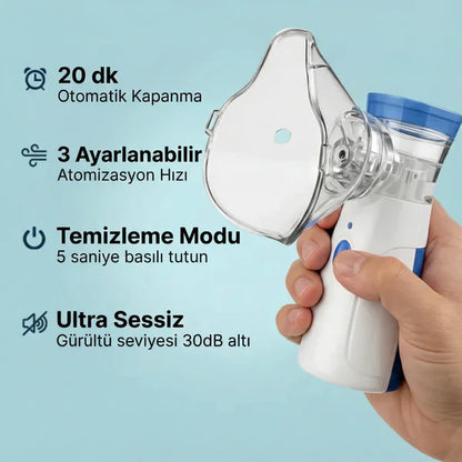 Santeq Taşınabilir Mini Nebülizatör
